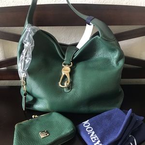 New Dooney & Bourke logo lock hobo ivy Set